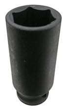25mm Deep Hexagon Impact Socket 1/2" Drive Quality CR-MO ISD0025