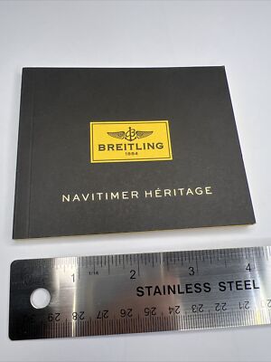 Breitling Instructions for Use Manual Navitimer Heritage Booklet