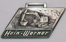 Hein Werner Excavator Watch Fob Waukesha Wisconsin Hein Werner Excavator Watch Fob Waukesha Wisconsin