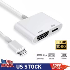 Digital 8-Pin to HDMI Adapter AV Audio Connector 1080P for iPhone 14 13 iPad New
