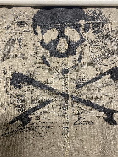 Camicia Point Zero uomo XL kaki beige colletto bottoni manica lunga cotone - Foto 8 di 10