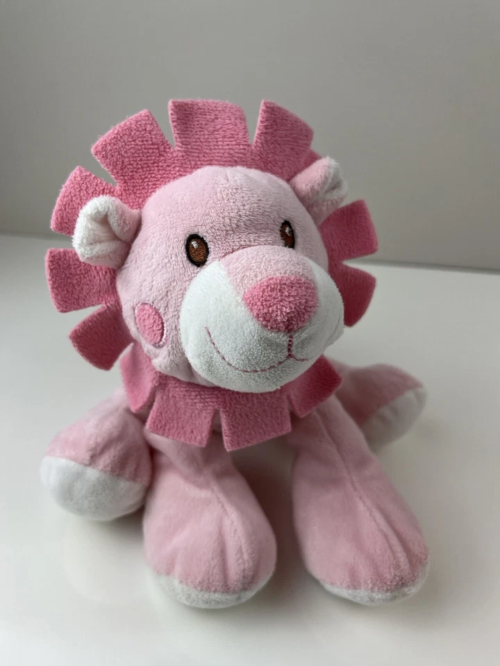 Peluche Babies R Us León Rosa Peluche con Sonajero Bebé Lovey Juguete Suave Peluche Foto 3 de 4