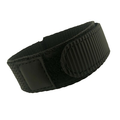 Hook Loop Watch Band Straps Nylon Sports Waterproof Black Navy Green Brn 16-22m