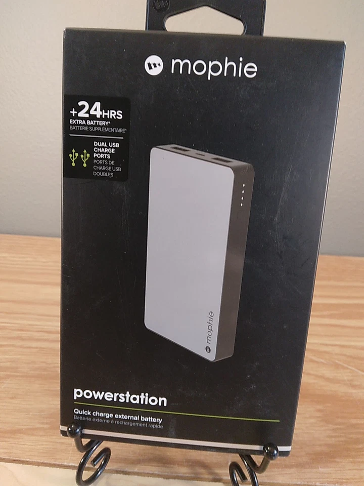 Mophie Powerstation 24 часа быстрой зарядки аккумулятор 6000 мАч - пространства серый новый в коробке - Изображение 2 из 4