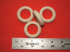 Arcade Hubley Kenton REAL RUBBER Antique Iron 1 3/4" slip on tire NOT SILICONE