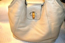 Talbots Beige Leather Purse Handbag
