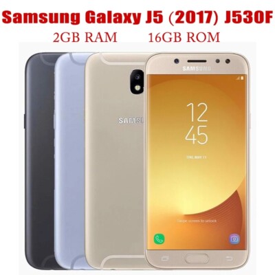 Original Samsung Galaxy J5 SM-J530F 16GB LTE 4G Unlocked 13MP Dual SIM CellPhone
