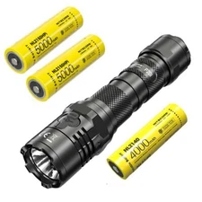 Nitecore P20iX Rechargeable Flashlight - 4000 lumen  w/ 2x extra 21700 batteries