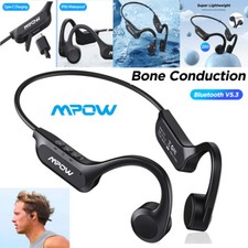 MPOW Wireless Headset Bone Conduction Earphones Bluetooth Waterproof Headphones