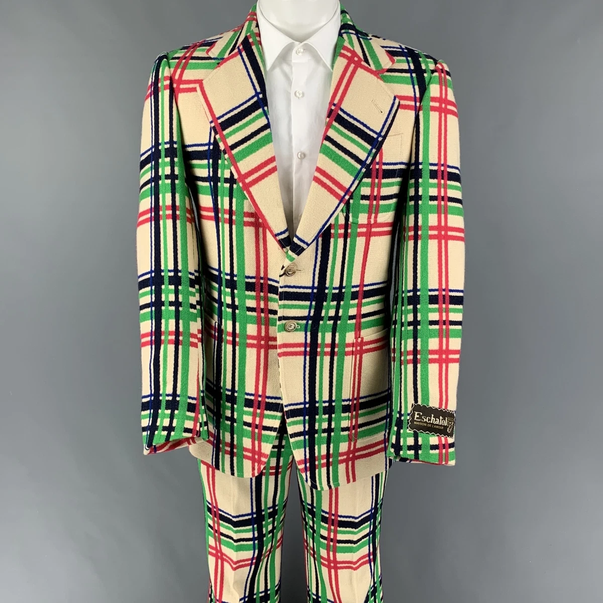 Plaid gucci top