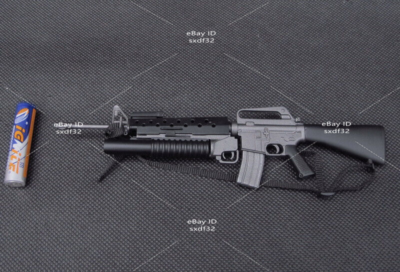 1/6 ZYTOYS M16A1+M203 WWII Gun Rifle Weapon Model Fit 12'' Action
