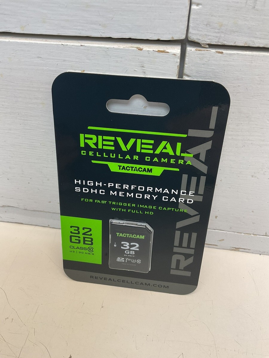 Tactacam Reveal Full Size 32 GB SD Card Class10 (Single) New