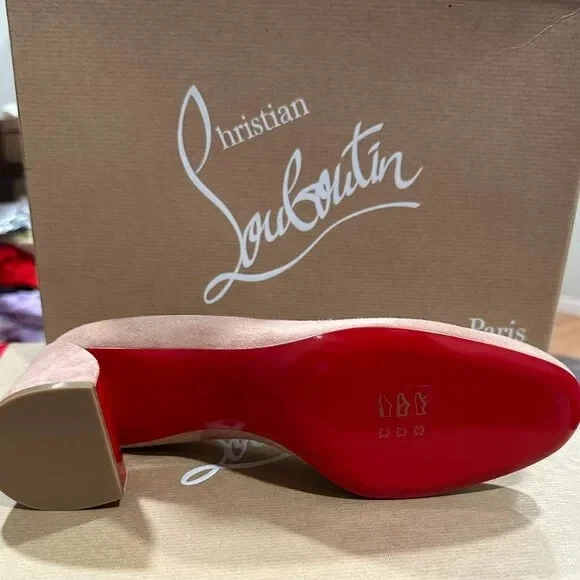 Zapatos de terciopelo Christian Louboutin Miss Sab 55 Veau. Talla 35,5 Nuevo con caja Foto 2 de 3