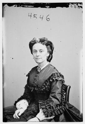 Mrs George B McClellan,Mary Ellen Marcy Nelly,wives,portrait photographs,1855 2