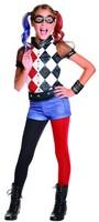Rubie's Official Dc Super Hero Girl's Deluxe Harley Quinn Costume - Medium Rubie's Official Dc Super Hero Girl's Deluxe Harley Quinn Costume - Medium