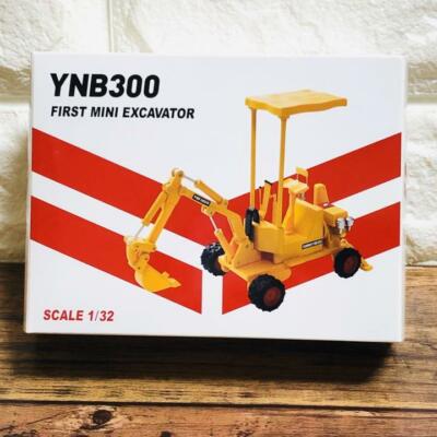 Yanmar YNB300 ミニチュアモデル 50周年記念 Yanmar 50th Anniversary YNB300 Diorama First MINI Excavator