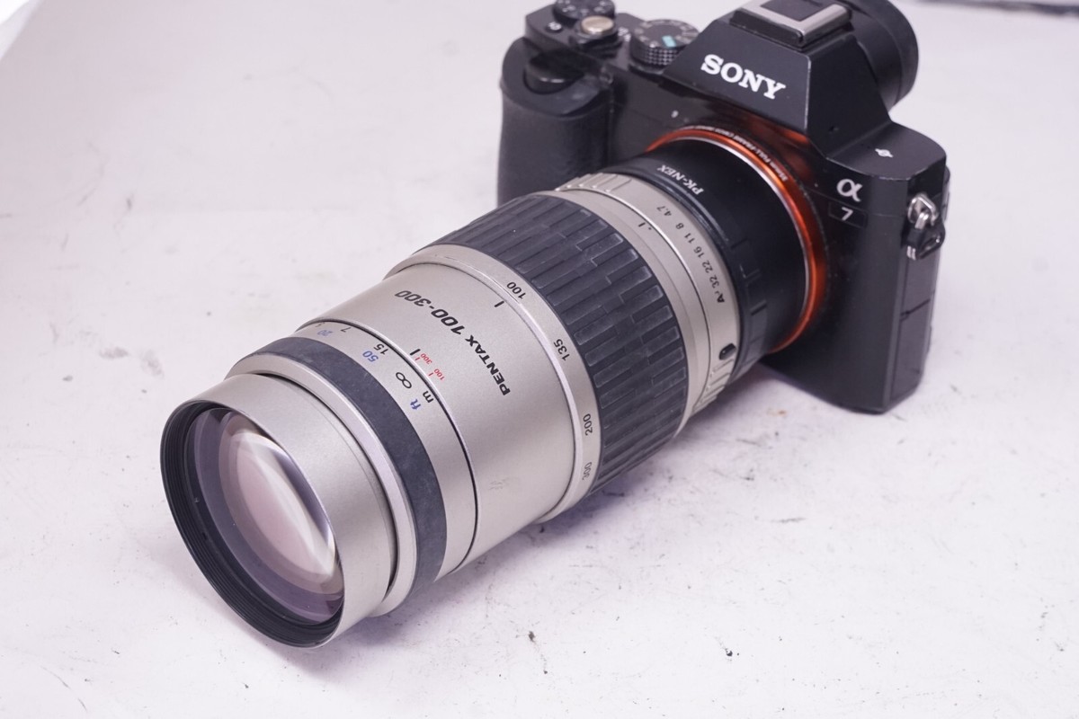 SONY E MOUNT ADAPTED Pentax 100-300MM Telephoto LENS A7 NEX