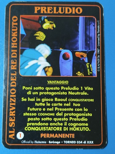 Gioco di carte Ken il guerriero Carte Preludio Alchemia TCG scegli carta/e - Foto 23 di 24