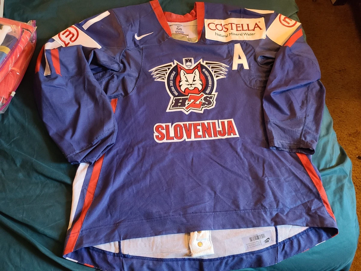 Nike authentic Slovenia Slovene Anze Kopitar hockey jersey 58 vintage 2000s  rare