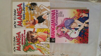 (3) MANGA Drawings Books