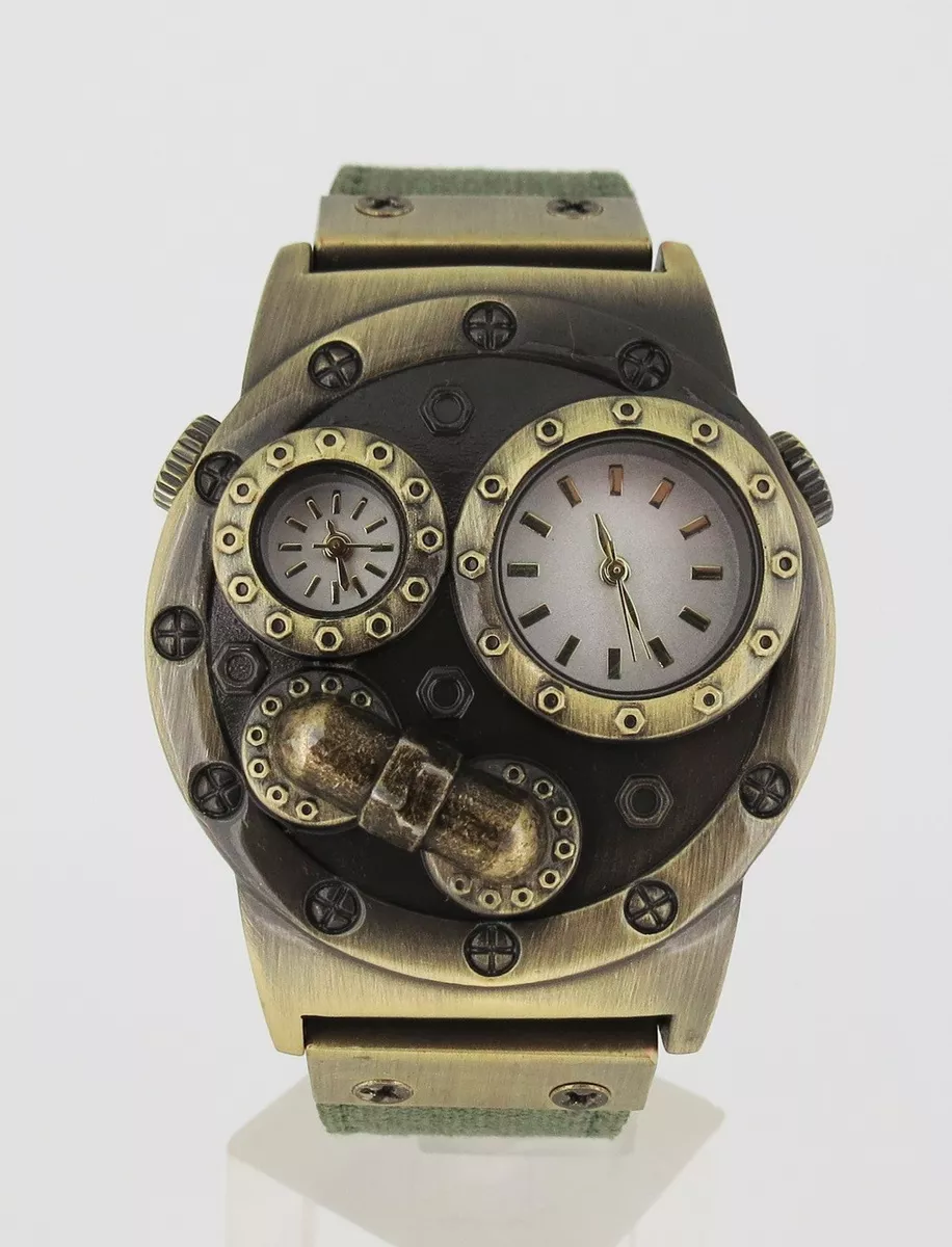 Brass high online gold watch