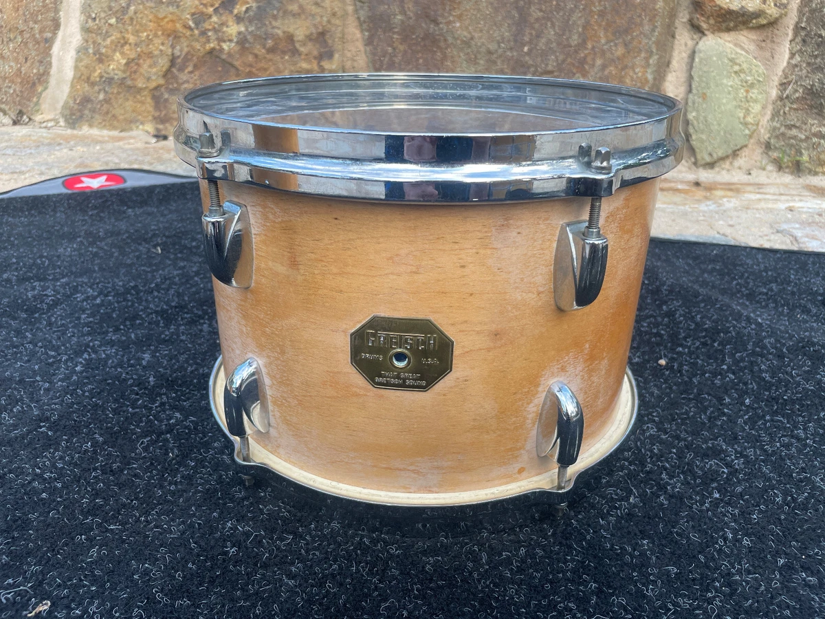 Vintage Gretsch 1970 s Natural Finish 12x8 Tom Drum eBay