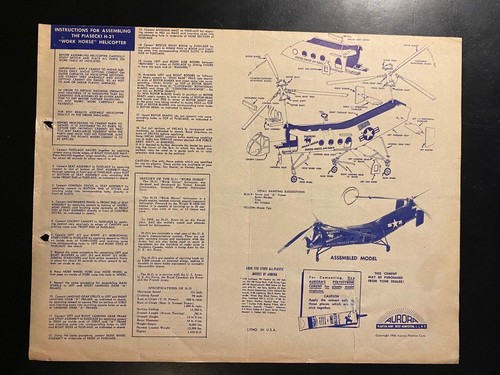 1950s Vintage REVELL Model Kit Instruction Manual Rocket Jet Plane Douglas Space - Picture 20 of 26