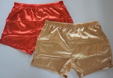 2 MEN'S SATIN BOXER SHORTS SET SIZE LARGE