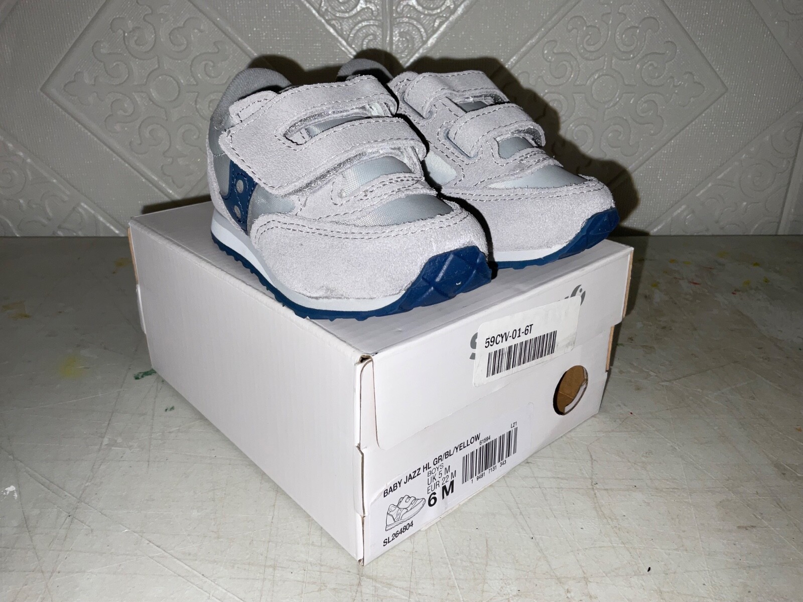 Saucony Boy Baby Jazz Hook & Loop Sneaker Shoes