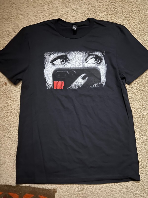 Drop Movie Shirt Collectible Promo 2025 Film Brand New Size L