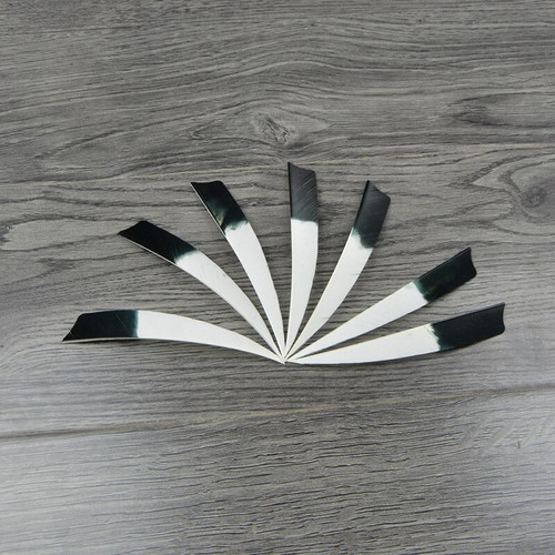 5" Archery Arrow Feather Turkey Fletches Natural Right Wings Left Wing Shoot DIY - Picture 21 of 26