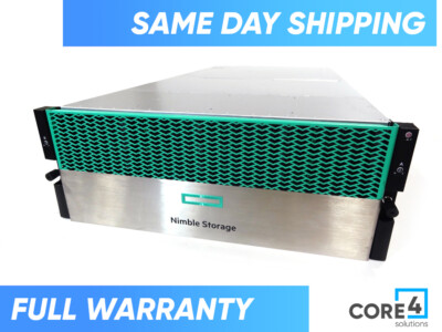 HPE Nimble AF60 Flash Array w/ 46TB, 6x 4 Port 10Gbe RJ45 Adpt, 2x Cont - AF60-3