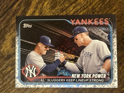 2024 Topps All Star Game Foil #315 NY Power Aaron Judge Anthony Rizzo NY Yankees