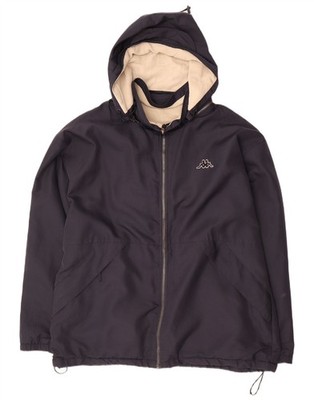 Kappa Herren Wendejacke mit Kapuze UK 40 Large dunkelblau Polyester BK22
