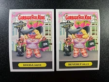 Rodeo Drive Beverly Hills Spoof Rhoda Drive Garbage Pail Kids 2 Card Set