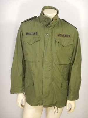 Vintage 1976 M65 M-65 Field Jacket ALPHA INDUSTRIES Size SMALL REGULAR