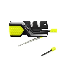 SHARPAL 6-In-1 Pocket Knife Sharpener&Survival Tool, with Fire Starter, Whistle