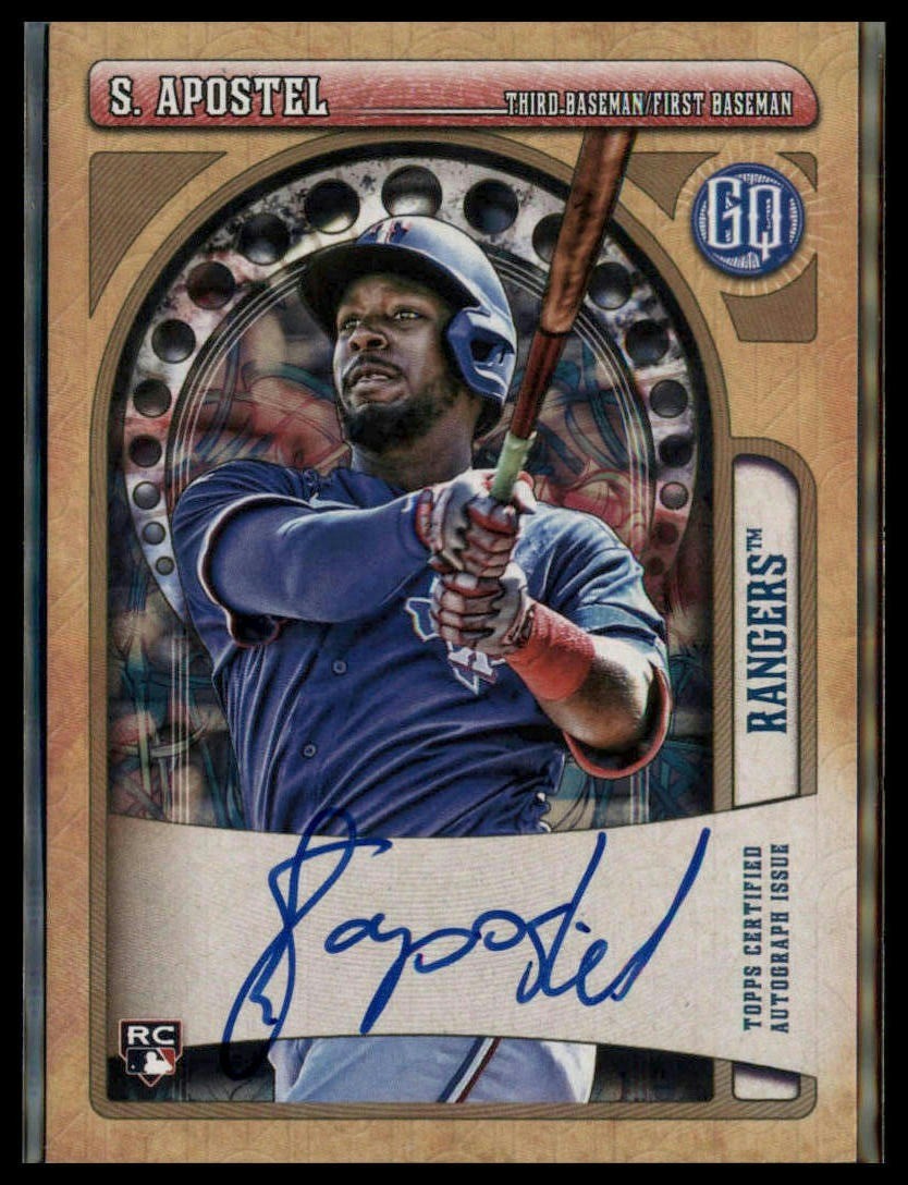 2021 Topps Gypsy Queen #GQA-SA Sherten Apostel Autographs AU Texas Rangers