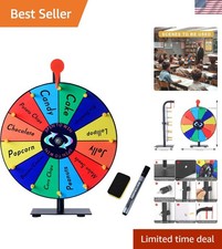 Slots Prize Wheel,Inch Prizes Spinner with Stand and Heavy Duty Base,Ruleta 12