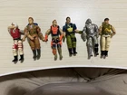 Vintage Hasbro Lot Of 6 GI Joe Figures 1980s