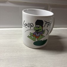 Oxfam 1991 CHARITY Leap Frog Mug VGC 1990s 50th Anniversary