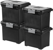 4-Pa Portable File Box, Staable Container for Letter Hanging