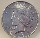 1923 D Peace Silver Dollar ■ GEM/BU ■ #2653 ■ Mirror Finish