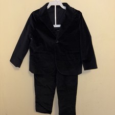 Ensemble costume blazer et pantalon velours noir 98 cm Zara enfant garçon 2 - 3 ans