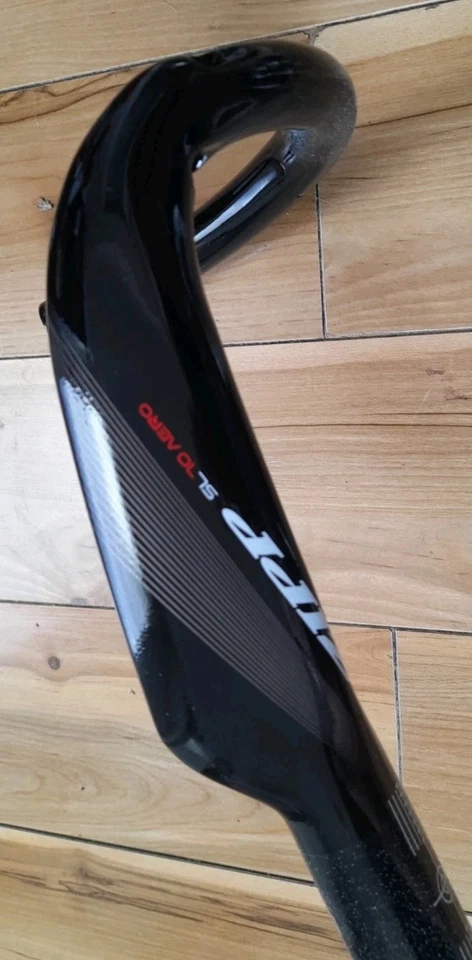 SL70 Zipp Aero Carbon Handlebars 420 x 31.8mm 245gms Gloss Black Finish — 第 2/4 张图片