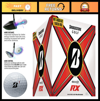 Premium Golf Balls for Tour Performance - 3 & 4 Dozen Pack, High Spin & Distance