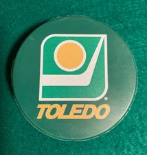 TOLEDO WALLEYE GREEN HOCKEY PUCK ECHL
