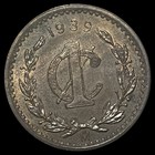 1939 Mo Mexico 1 Centavo RB Red Brown World Type Mexican Bronze Coin KM# 415 — photo 6