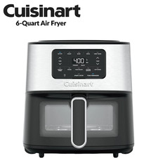 Cuisinart AIR-200 6-Quart Air Fryer Non-Stick Stainless Steel/Black Refurbished