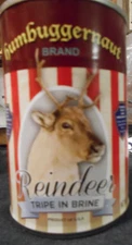 FUNNY CHRISTMAS Reindeer TRIPE bRINE Can  STOCKING STUFFER Joke Gag Gift Santa
